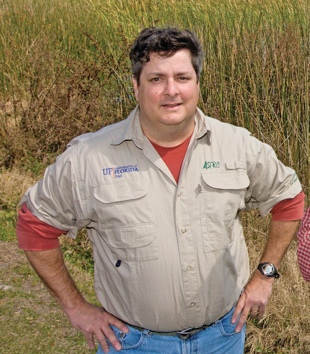Outdoor photo of Michael Andreu, associate professor in the UF/IFAS School of Forest, Fisheries and Geomatics Sciences.